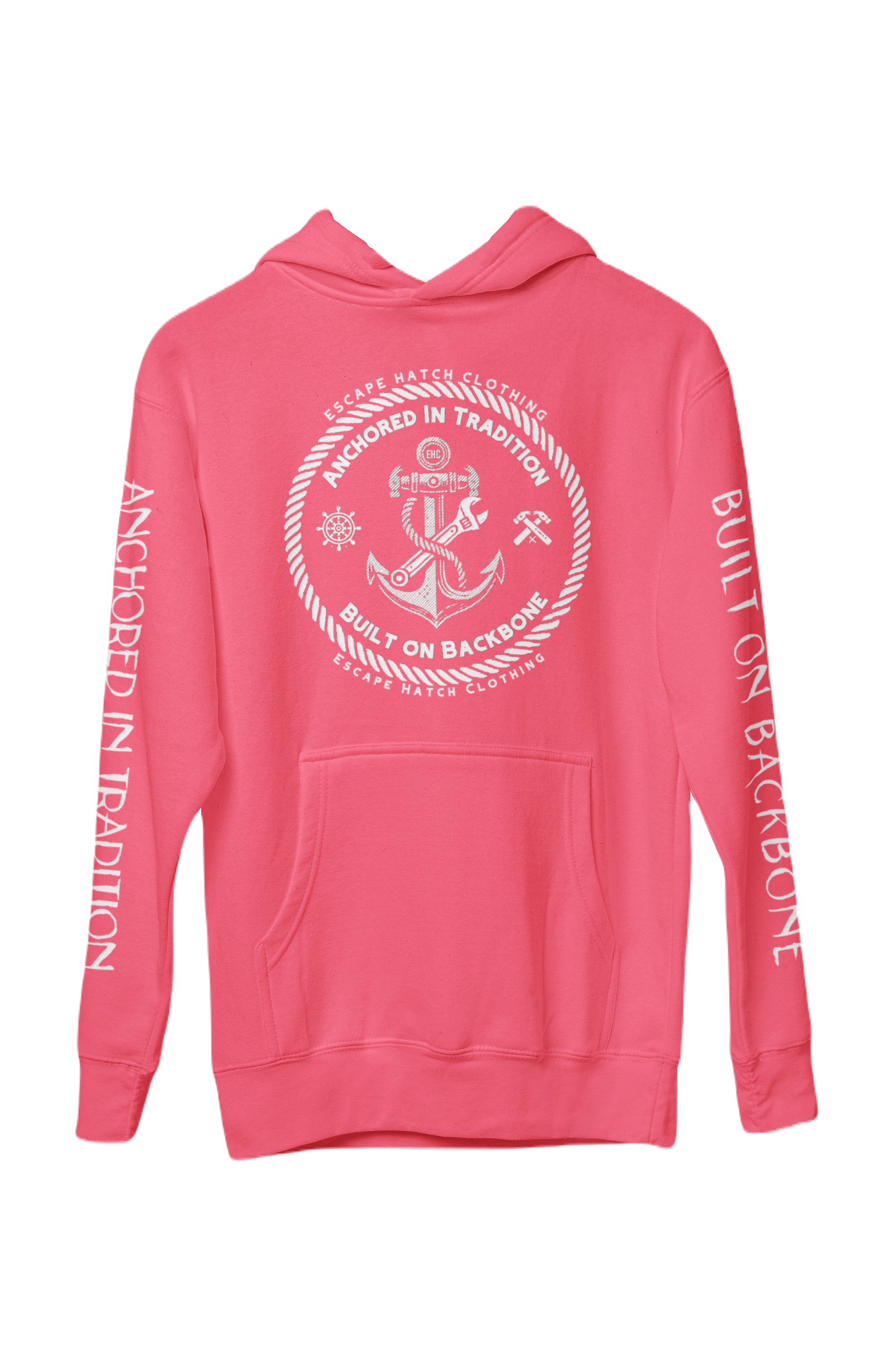 Coral Pink Hoodie