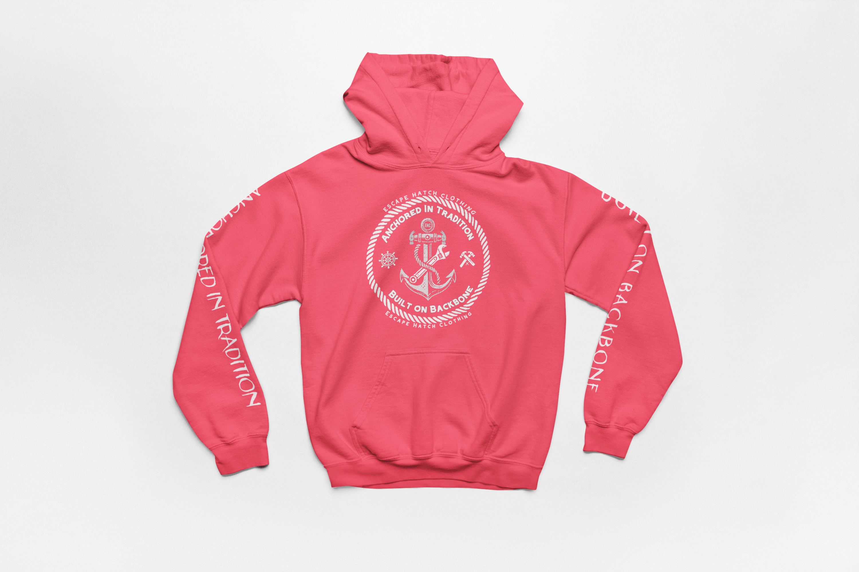 Coral Pink Hoodie