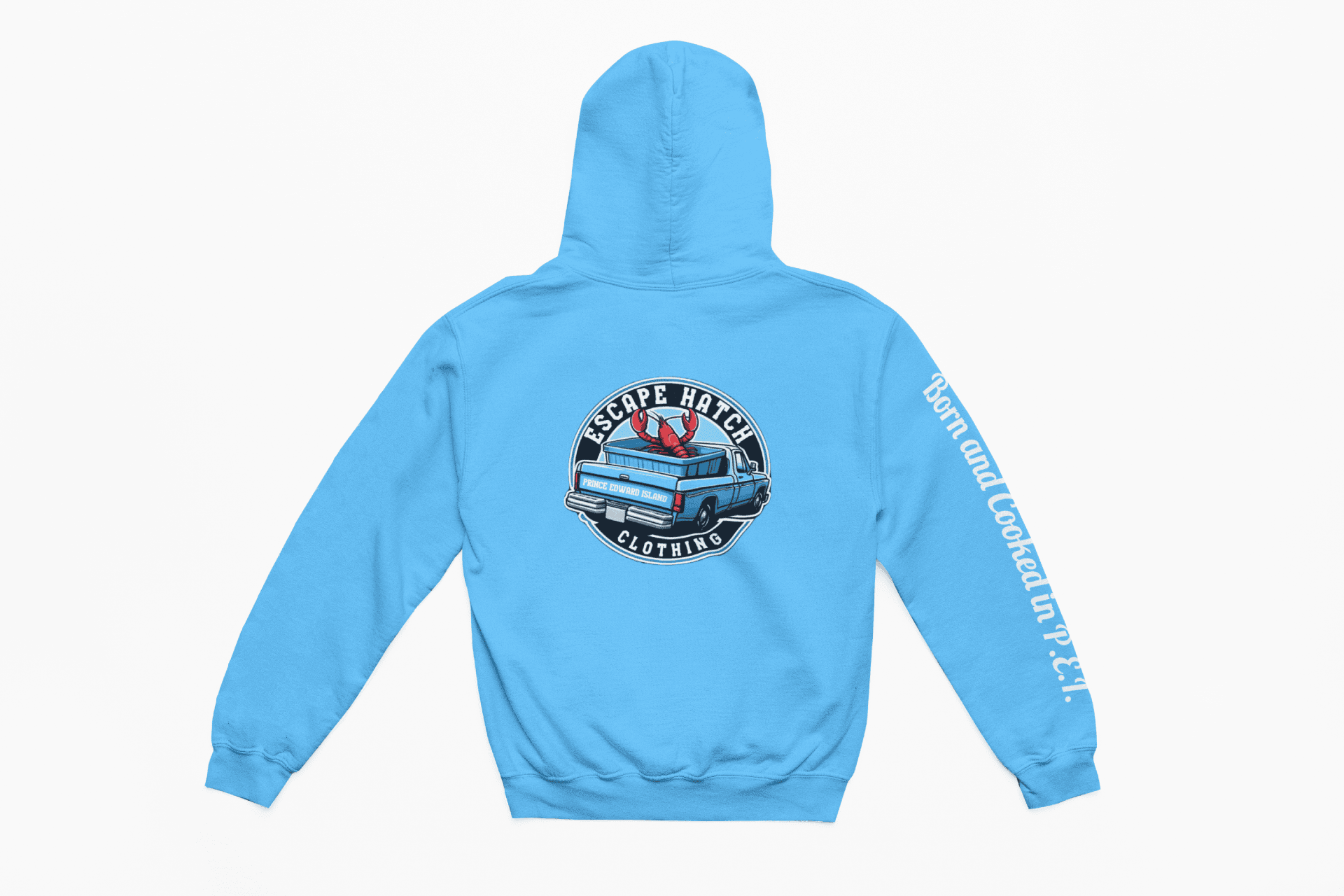 Island Exactor Hoodie by Escape Hatch Clothing featuring a unique coastal-inspired design