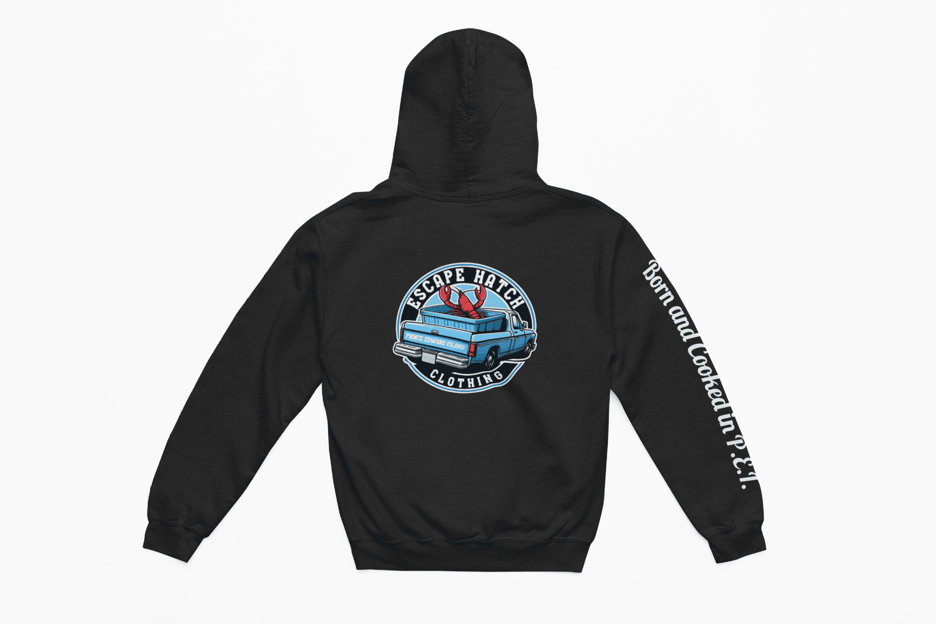 Island Exactor Hoodie by Escape Hatch Clothing featuring a unique coastal-inspired design