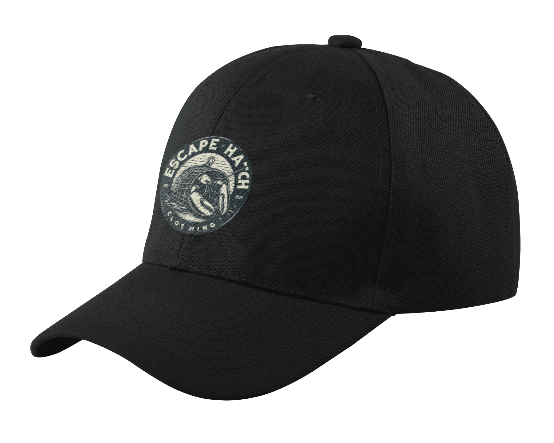 Lobster Full Contour Cap by Escape Hatch Clothing featuring a unique lobster design